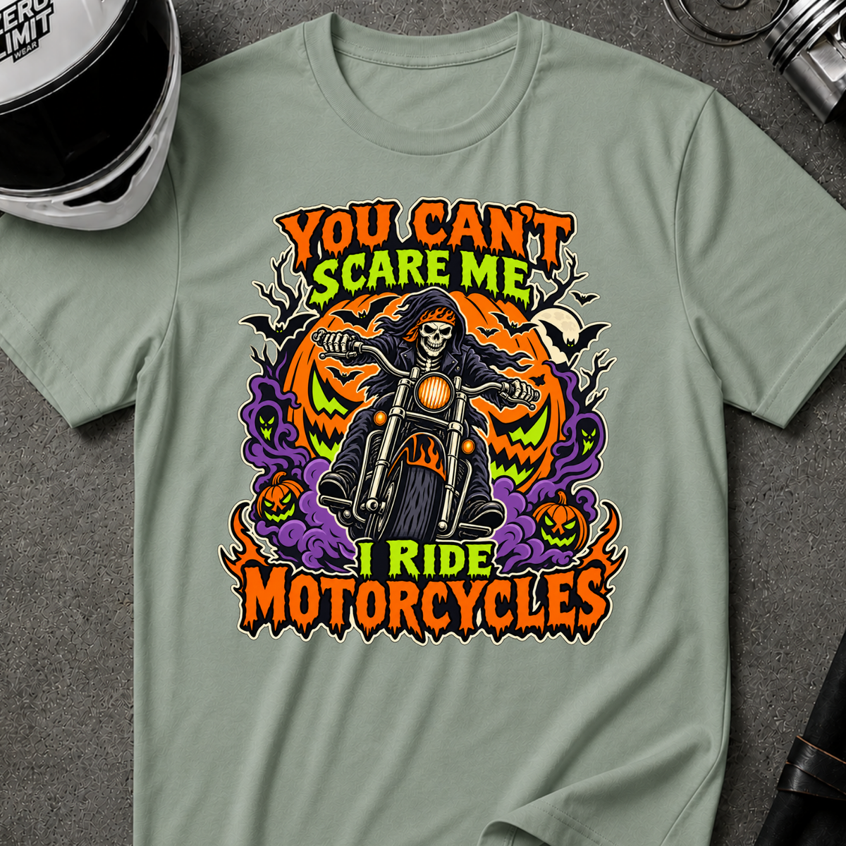YOU CAN'T SCARE ME T-SHIRT