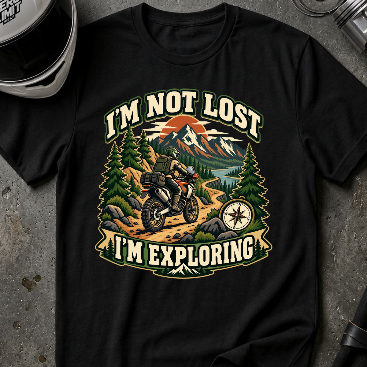 I'M NOT LOST, I'M EXPLORING T-SHIRT
