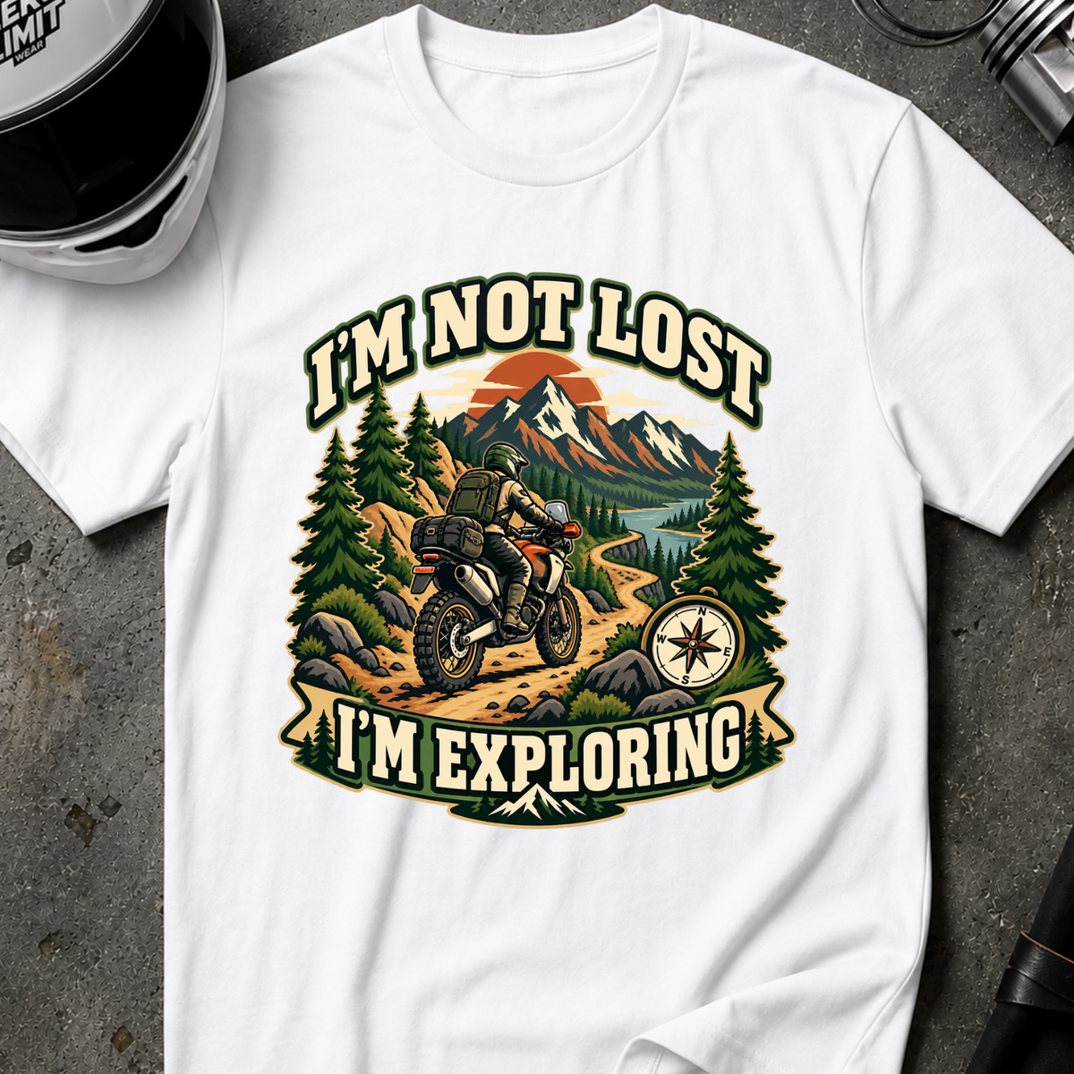 I'M NOT LOST, I'M EXPLORING T-SHIRT