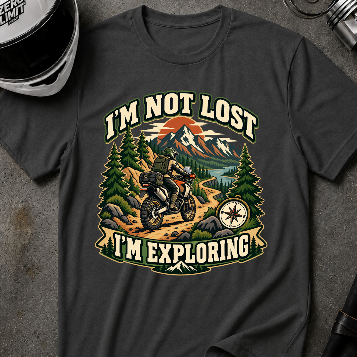 I'M NOT LOST, I'M EXPLORING T-SHIRT