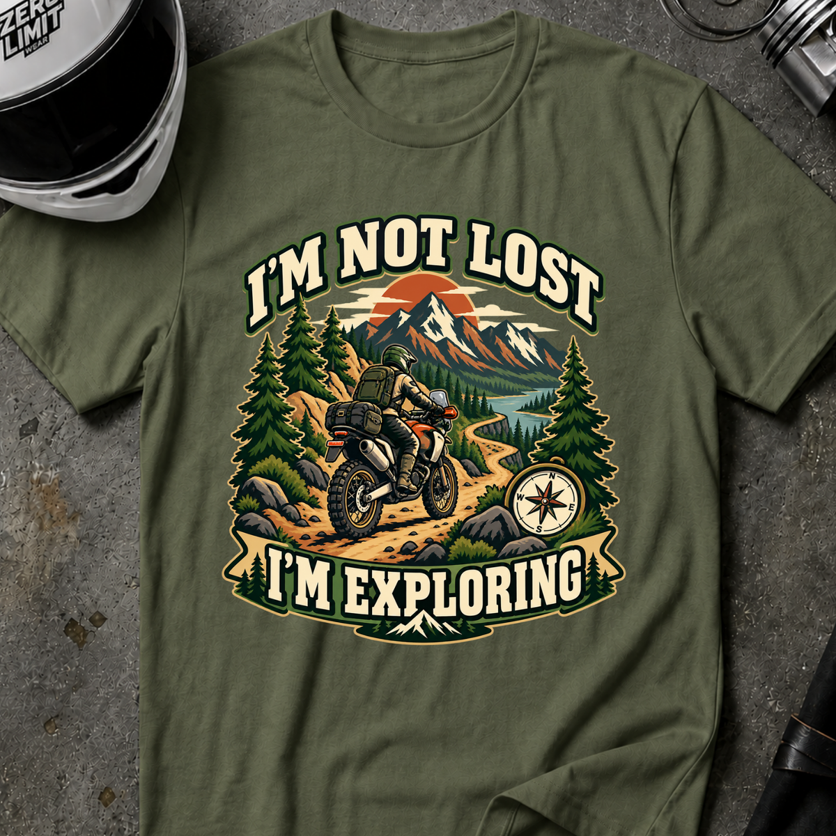 I'M NOT LOST, I'M EXPLORING T-SHIRT
