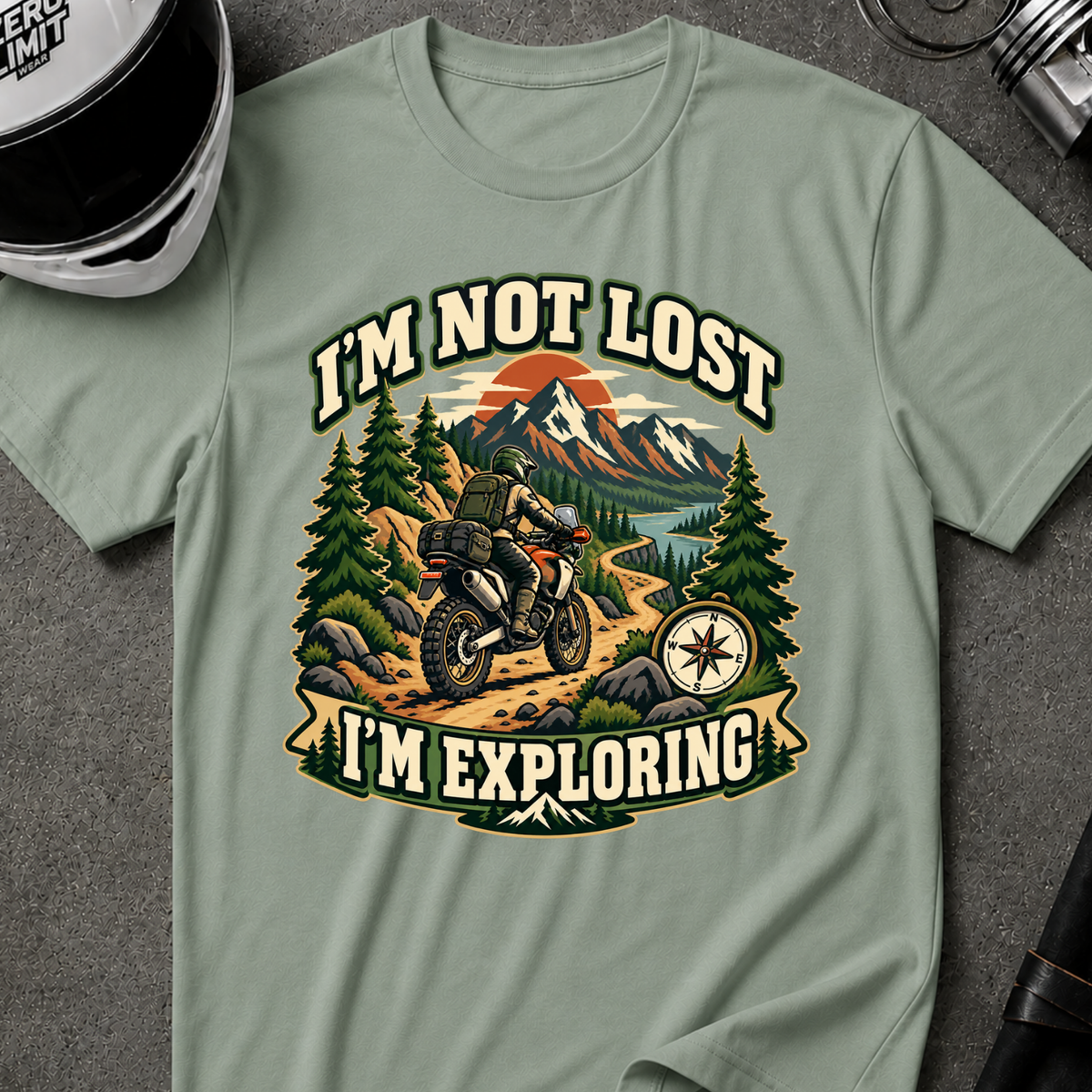 I'M NOT LOST, I'M EXPLORING T-SHIRT