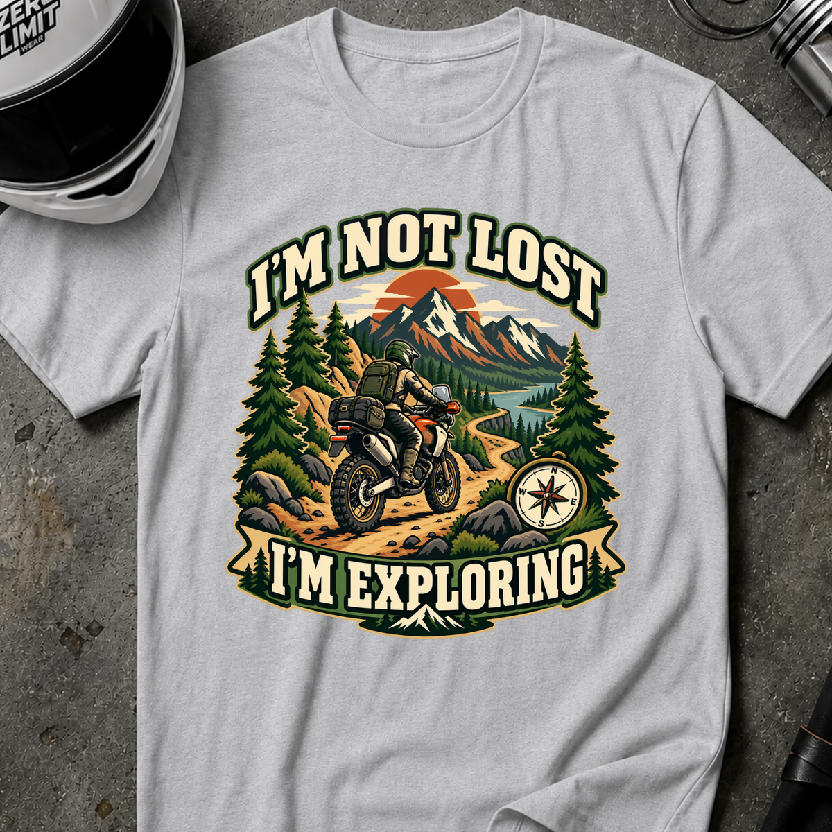 I'M NOT LOST, I'M EXPLORING T-SHIRT