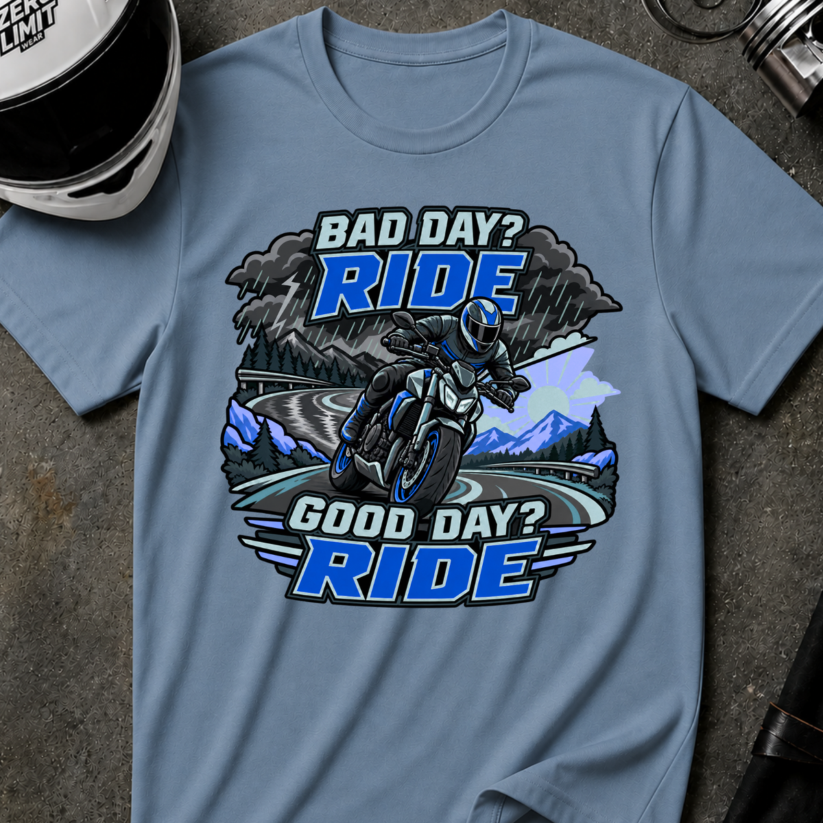 GOOD OR BAD DAY, RIDE T-SHIRT