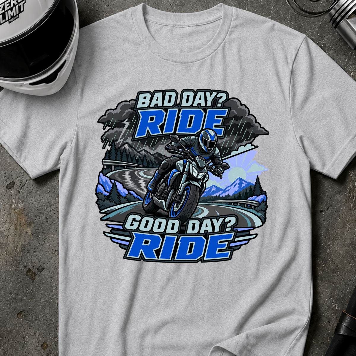 GOOD OR BAD DAY, RIDE T-SHIRT