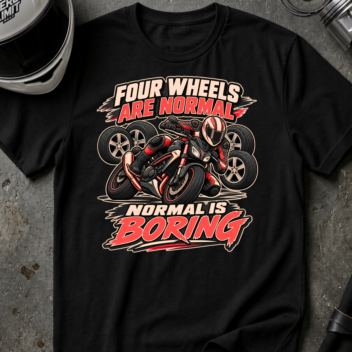 NORMAL IS BORING T-SHIRT