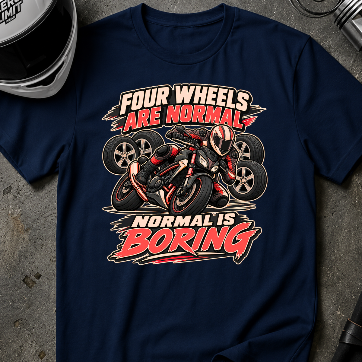 NORMAL IS BORING T-SHIRT