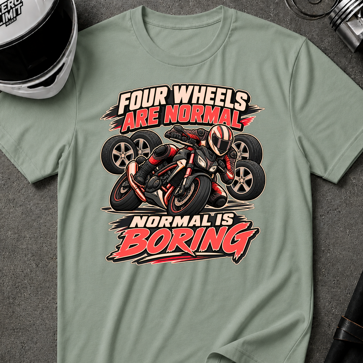 NORMAL IS BORING T-SHIRT