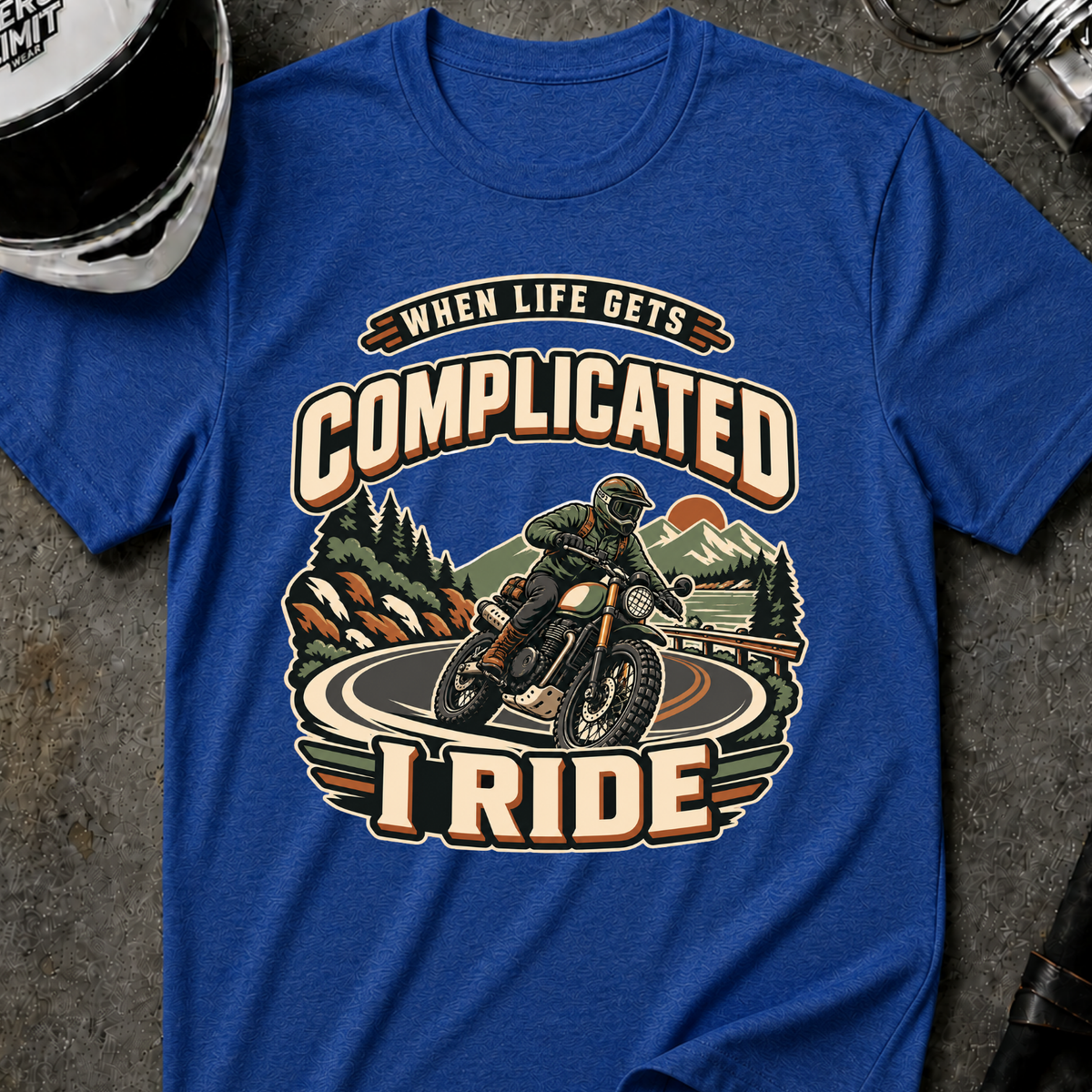 RIDE WHEN IT'S COMPLICATED T-SHIRT