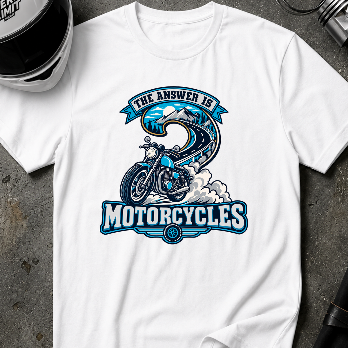 ANSWER IS MOTORCYCLE T-SHIRT