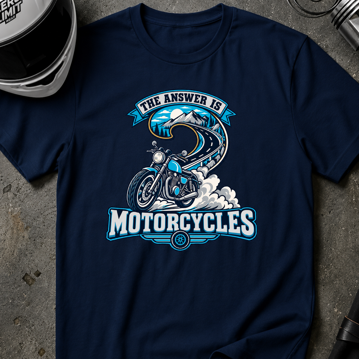 ANSWER IS MOTORCYCLE T-SHIRT