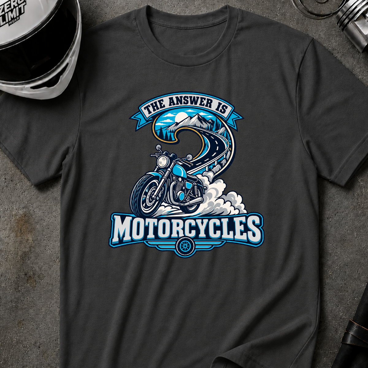 ANSWER IS MOTORCYCLE T-SHIRT