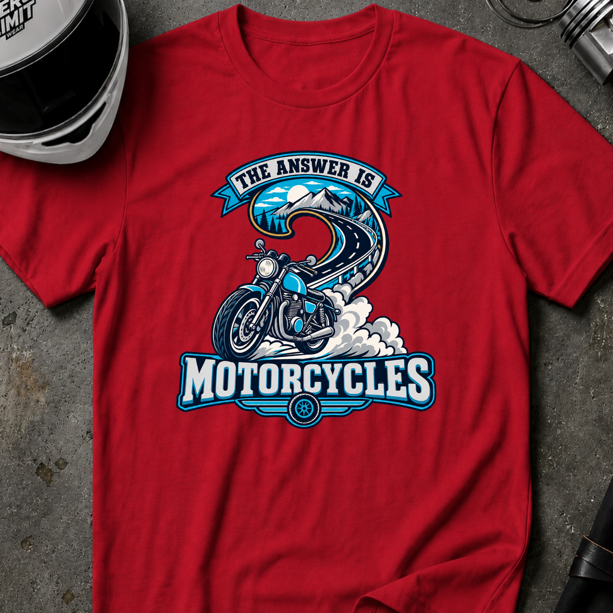ANSWER IS MOTORCYCLE T-SHIRT