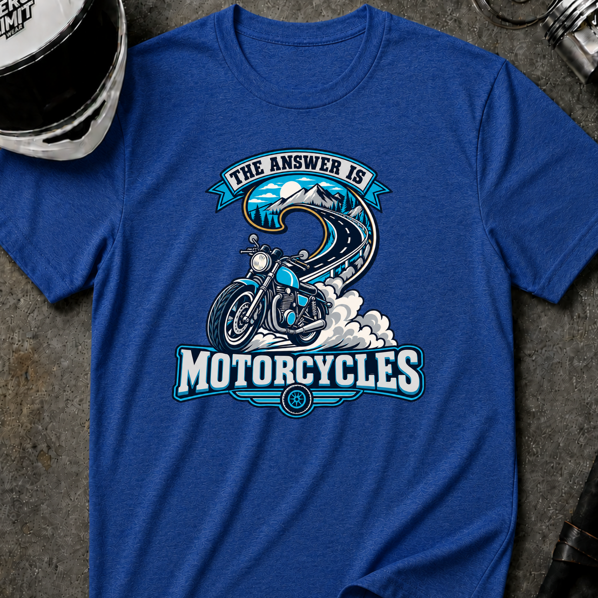 ANSWER IS MOTORCYCLE T-SHIRT