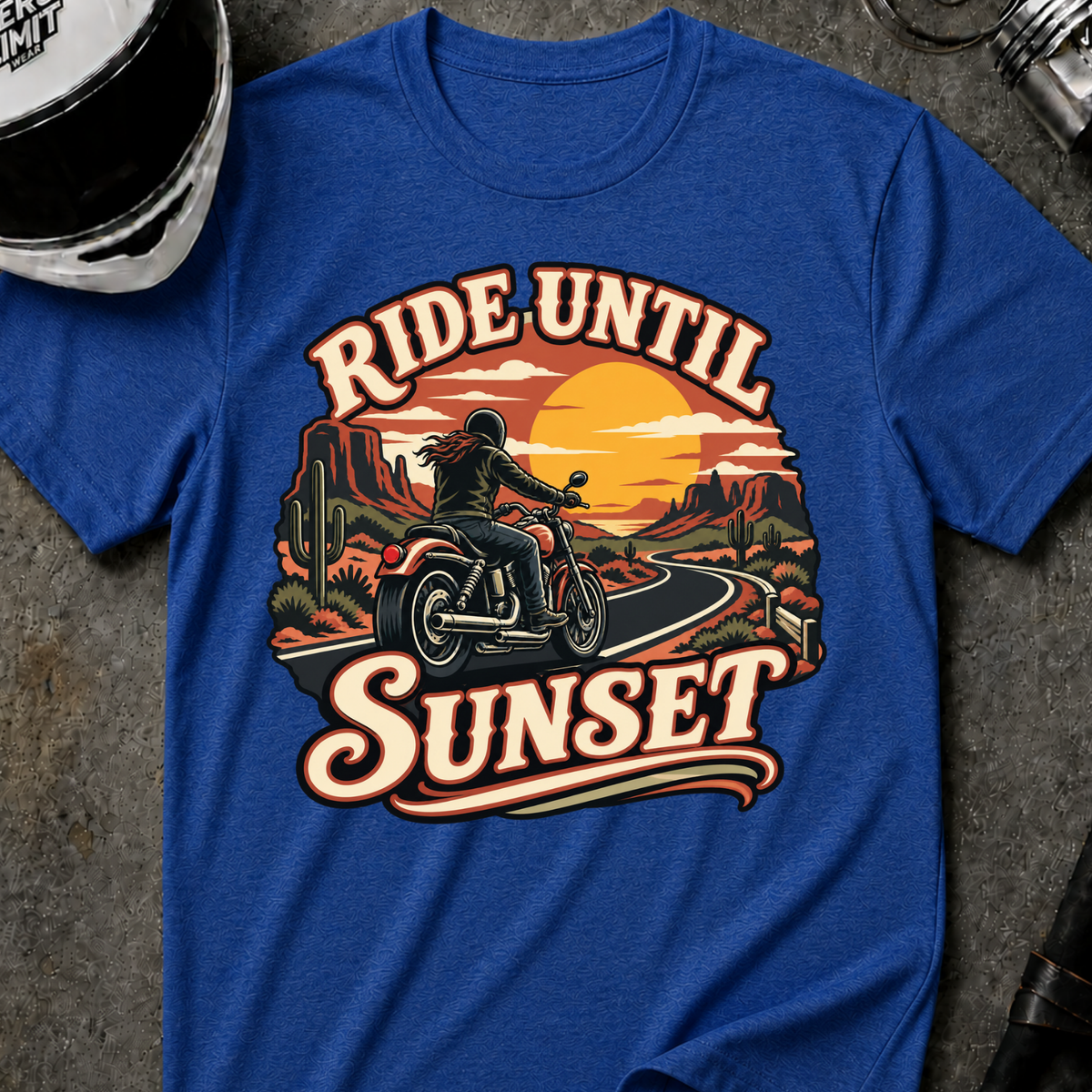 RIDE UNTIL SUNSET T-SHIRT