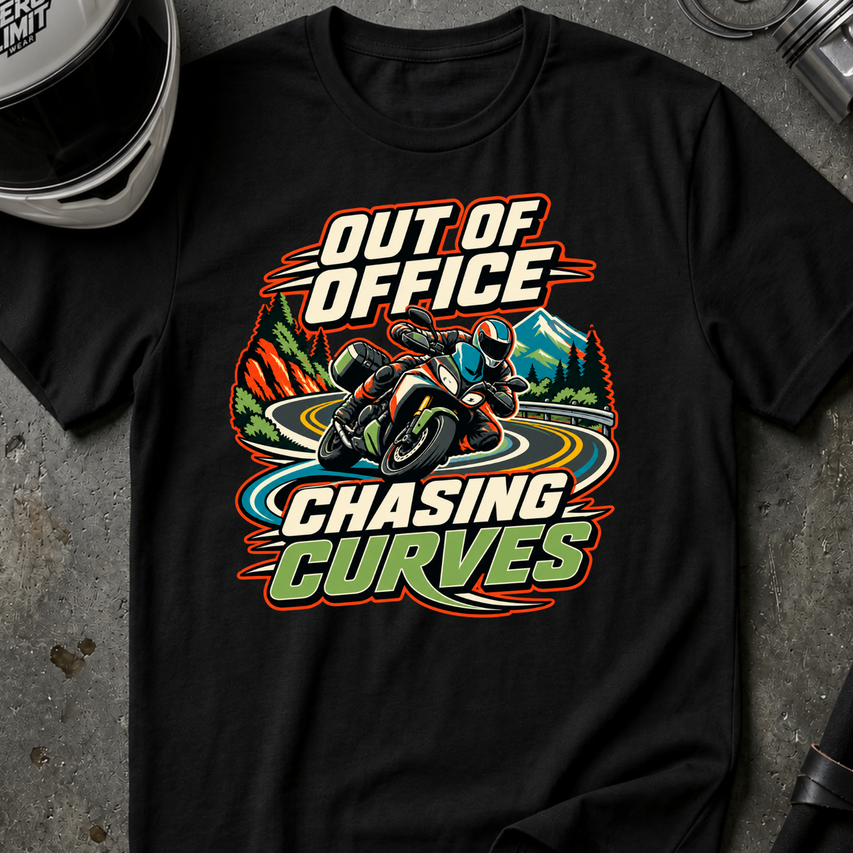 CHASING CURVES T-SHIRT