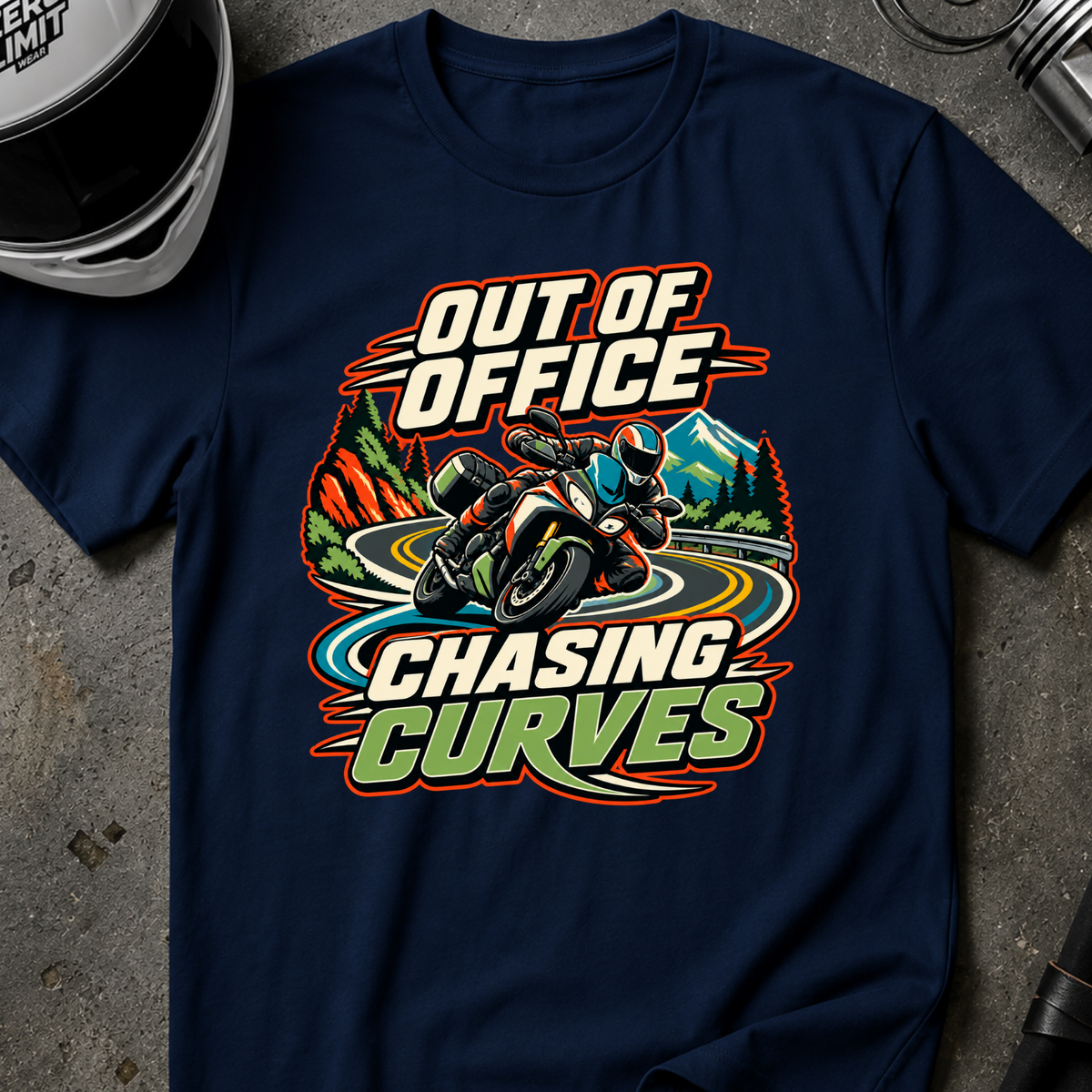 CHASING CURVES T-SHIRT