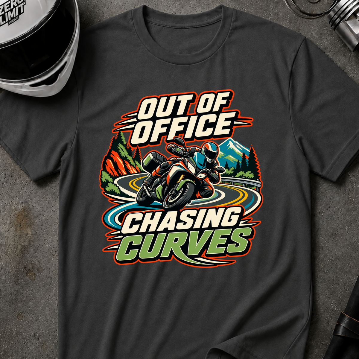 CHASING CURVES T-SHIRT