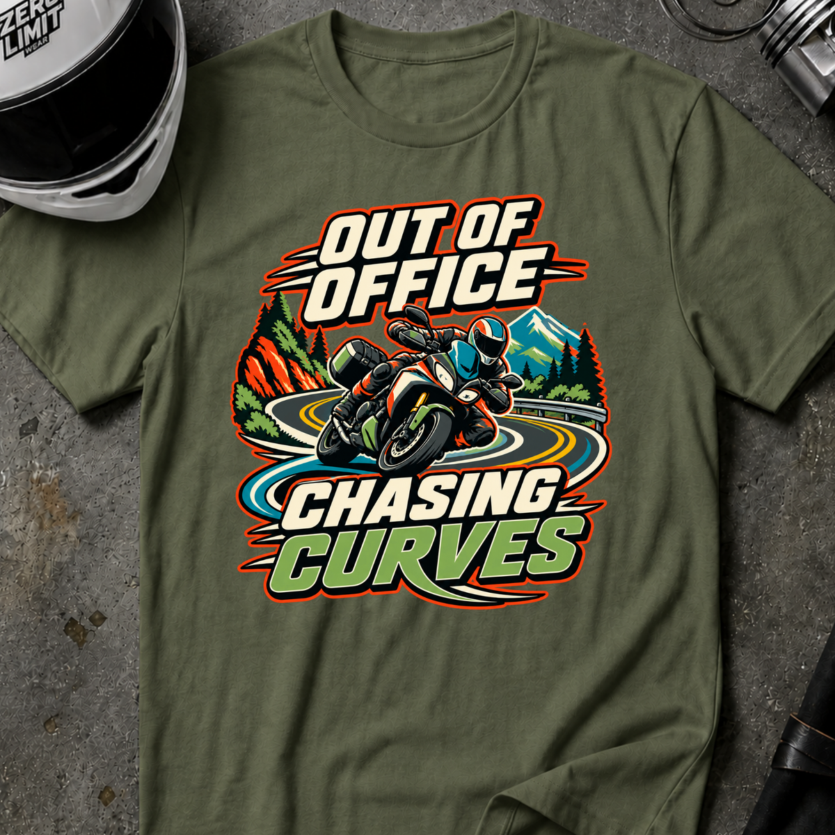 CHASING CURVES T-SHIRT