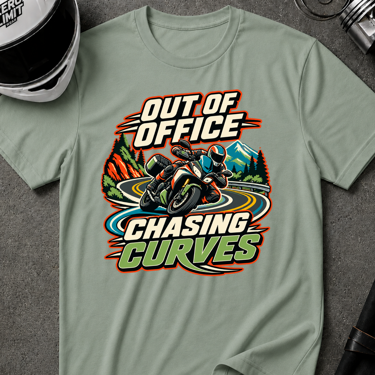 CHASING CURVES T-SHIRT