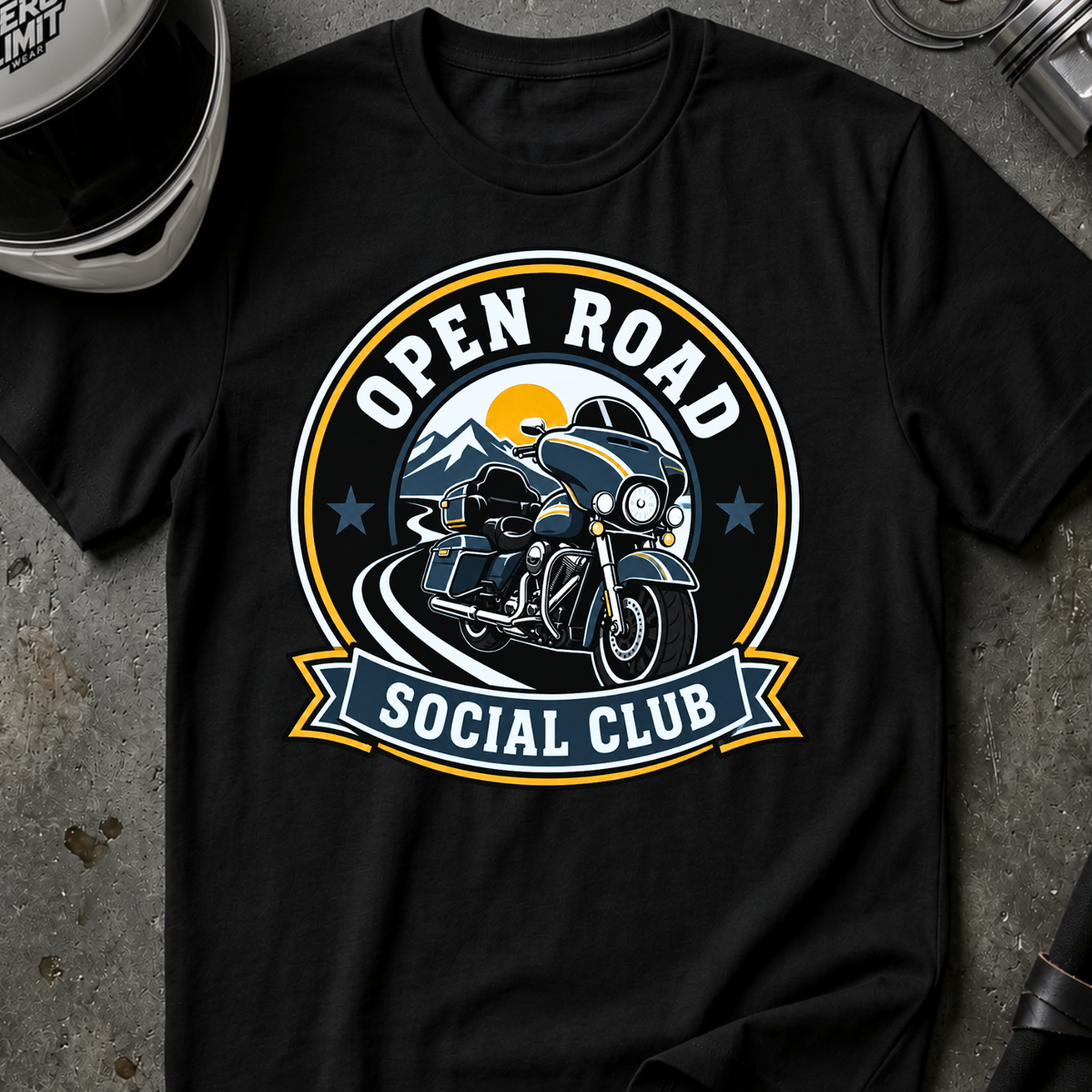 OPEN ROAD SOCIAL CLUB T-SHIRT