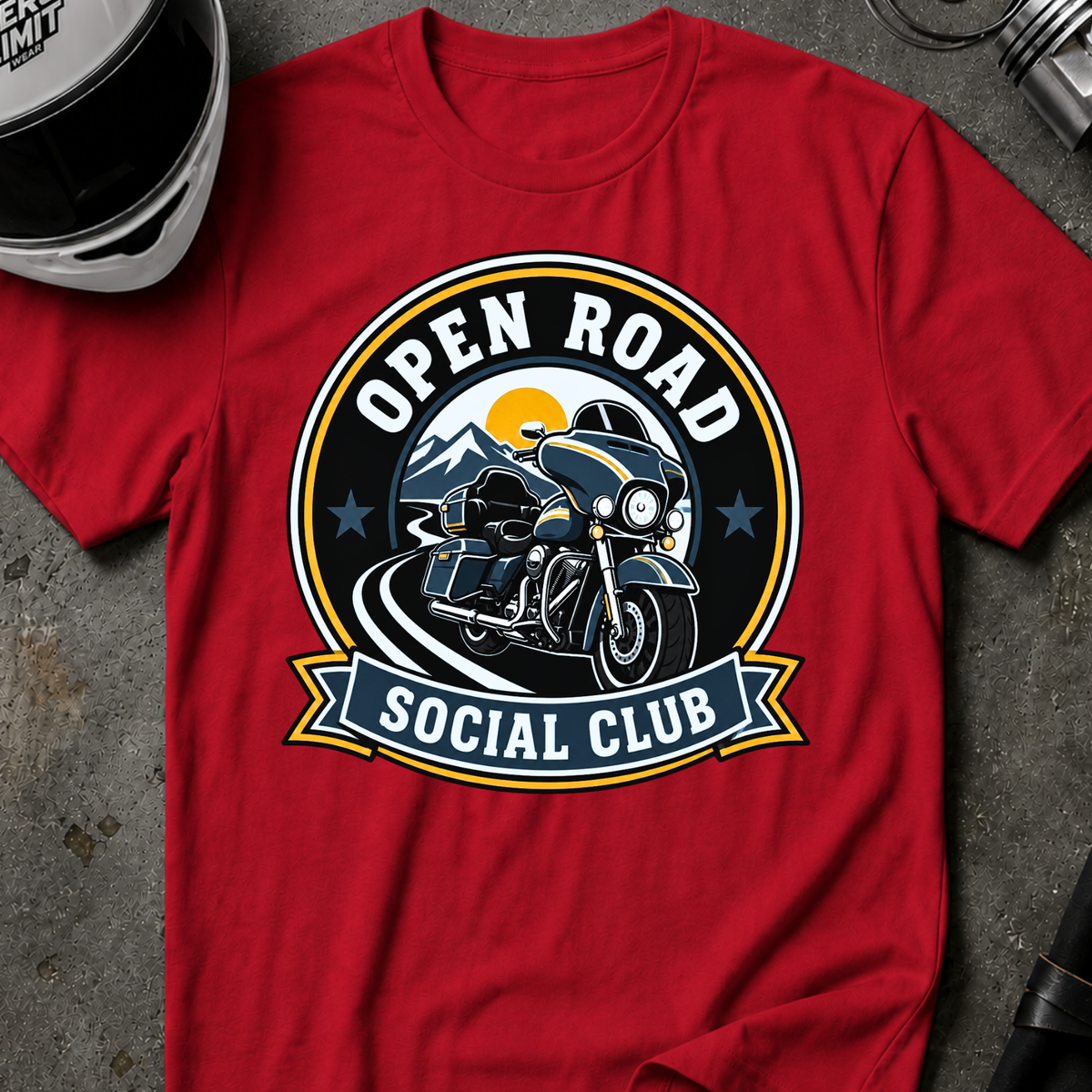 OPEN ROAD SOCIAL CLUB T-SHIRT