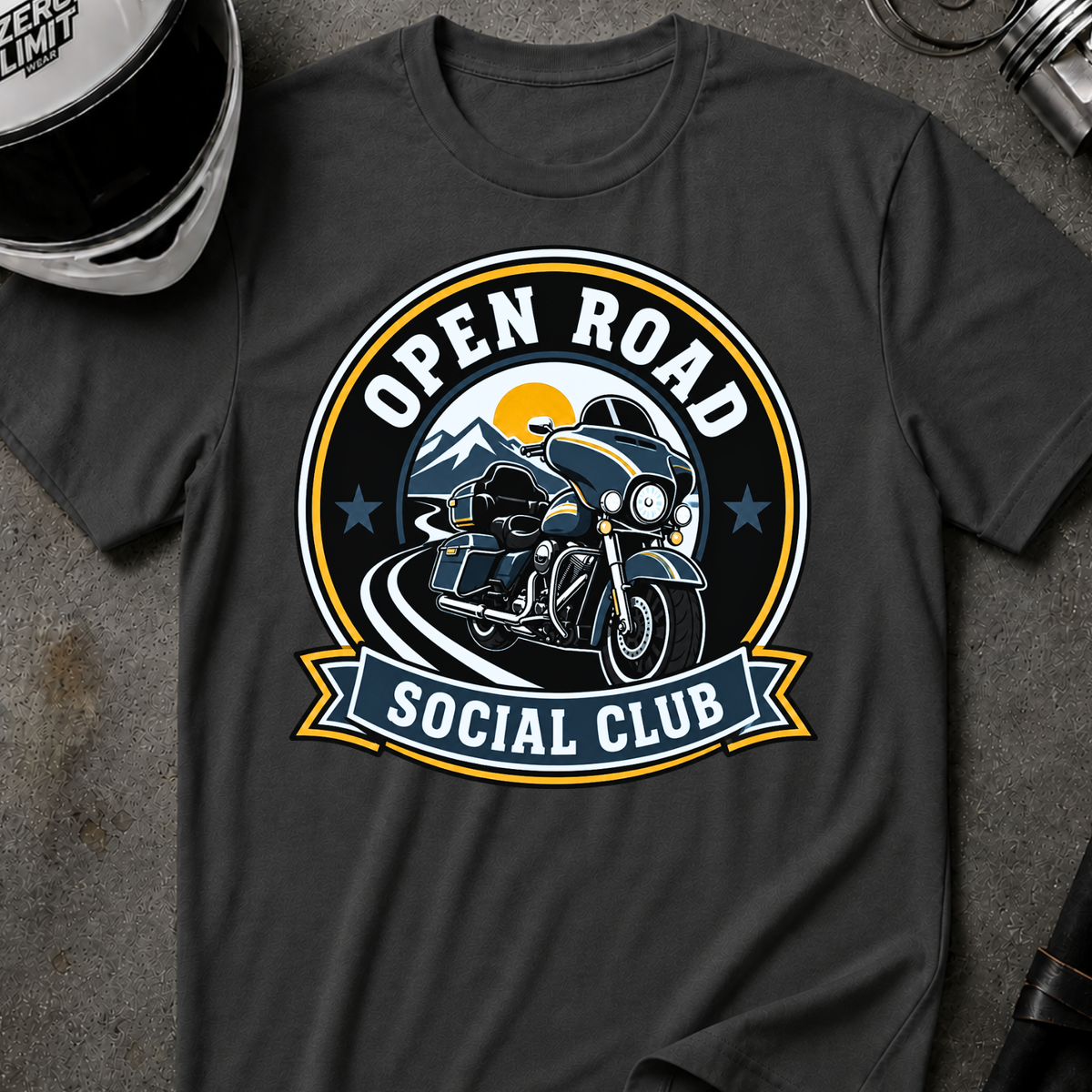 OPEN ROAD SOCIAL CLUB T-SHIRT