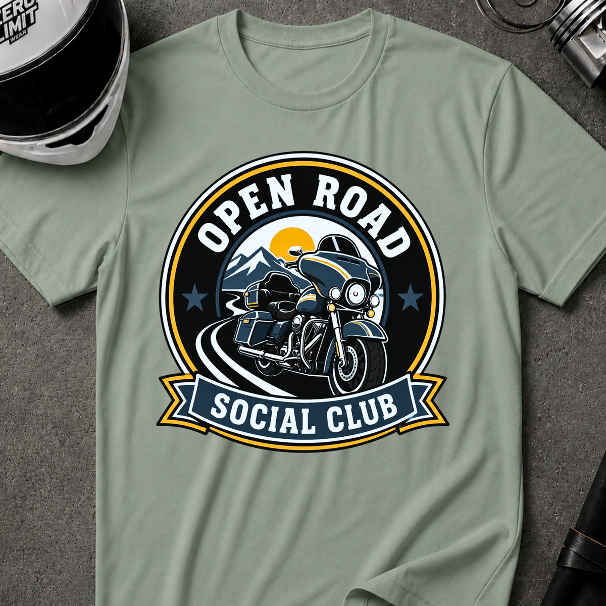 OPEN ROAD SOCIAL CLUB T-SHIRT
