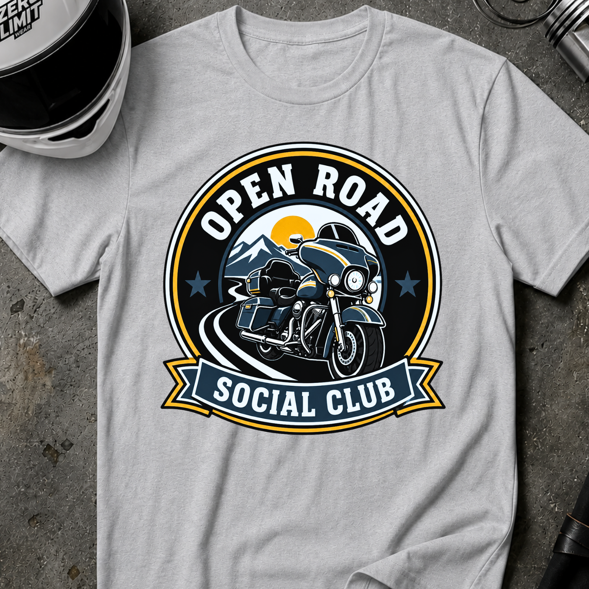OPEN ROAD SOCIAL CLUB T-SHIRT