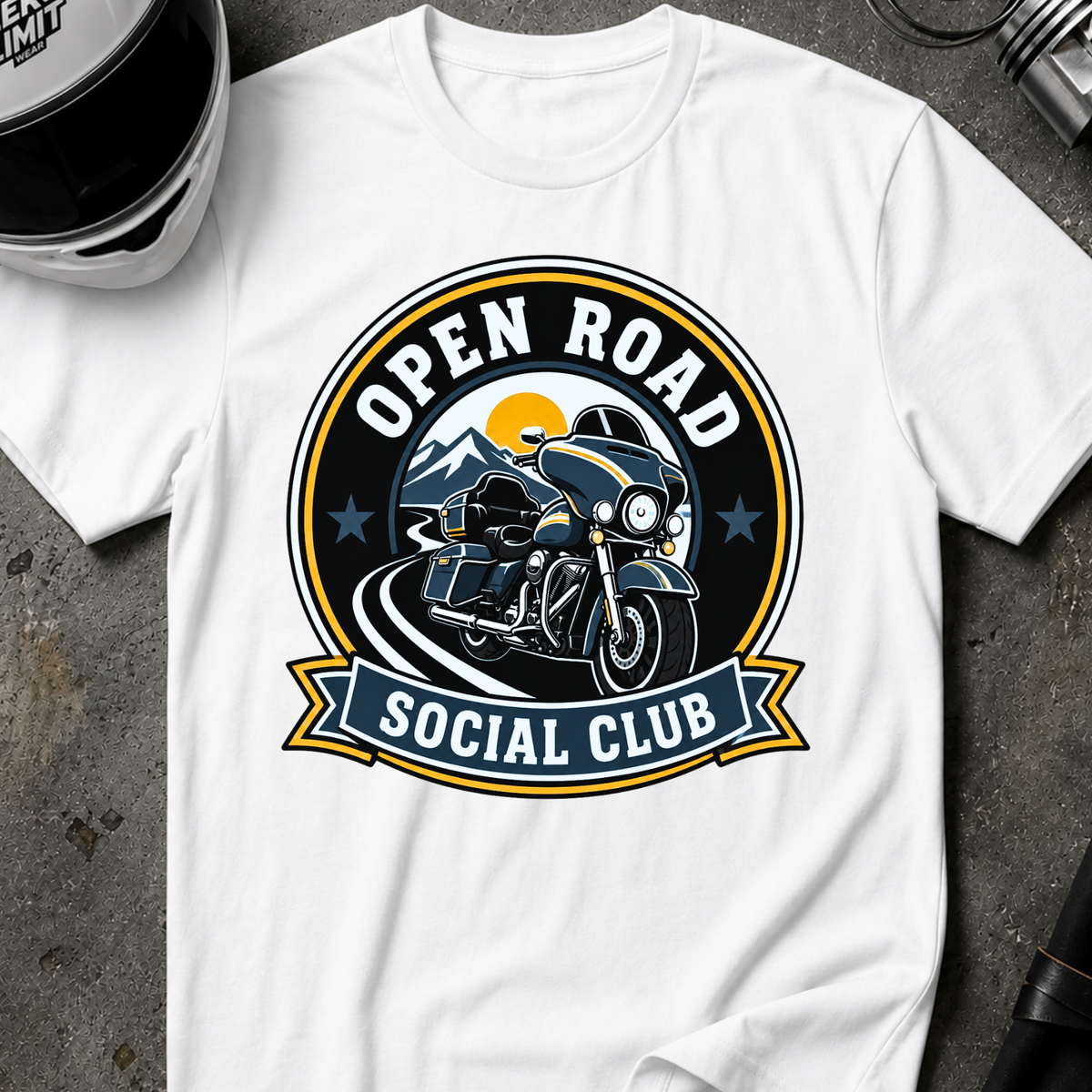OPEN ROAD SOCIAL CLUB T-SHIRT