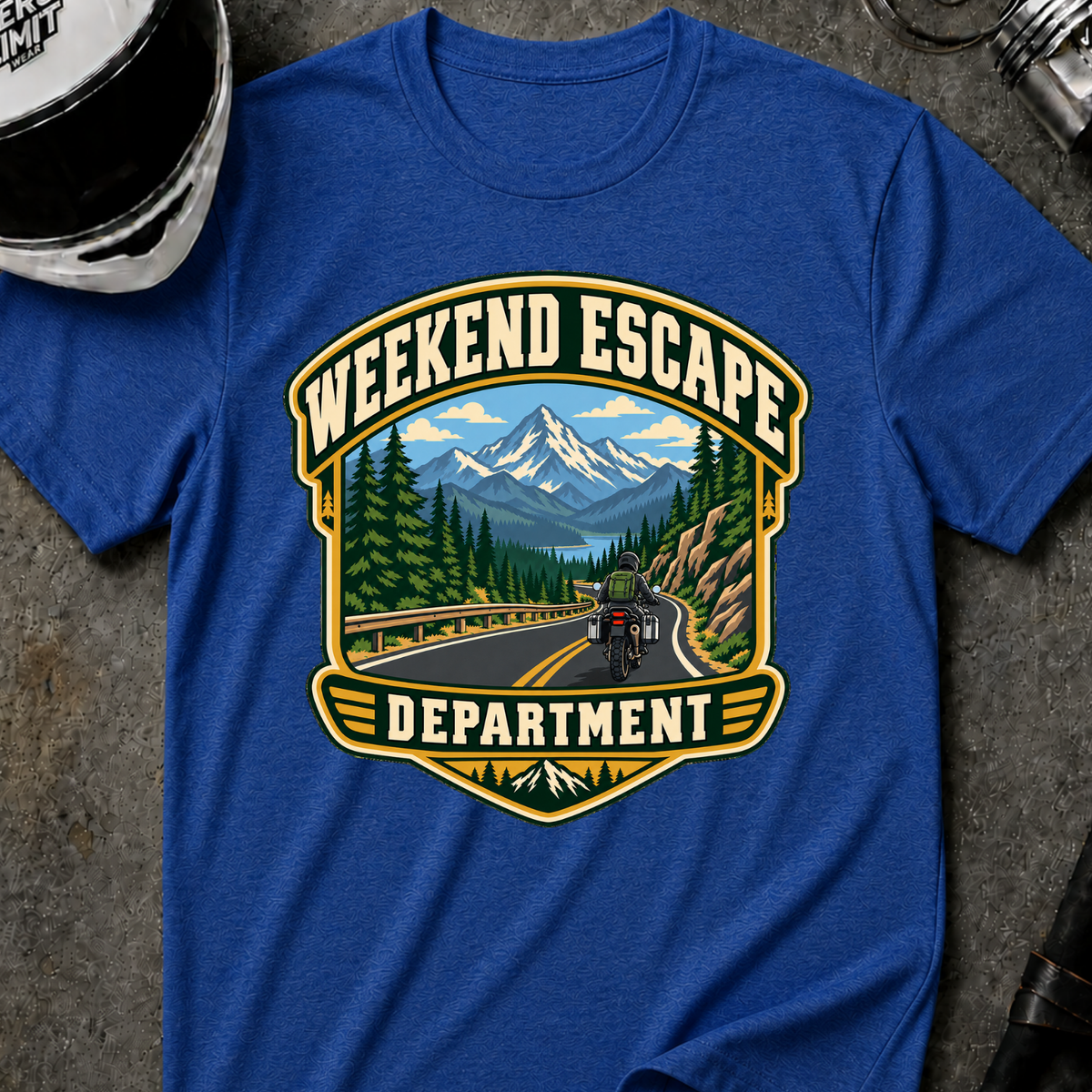WEEKEND ESCAPE DEPARTMENT T-SHIRT