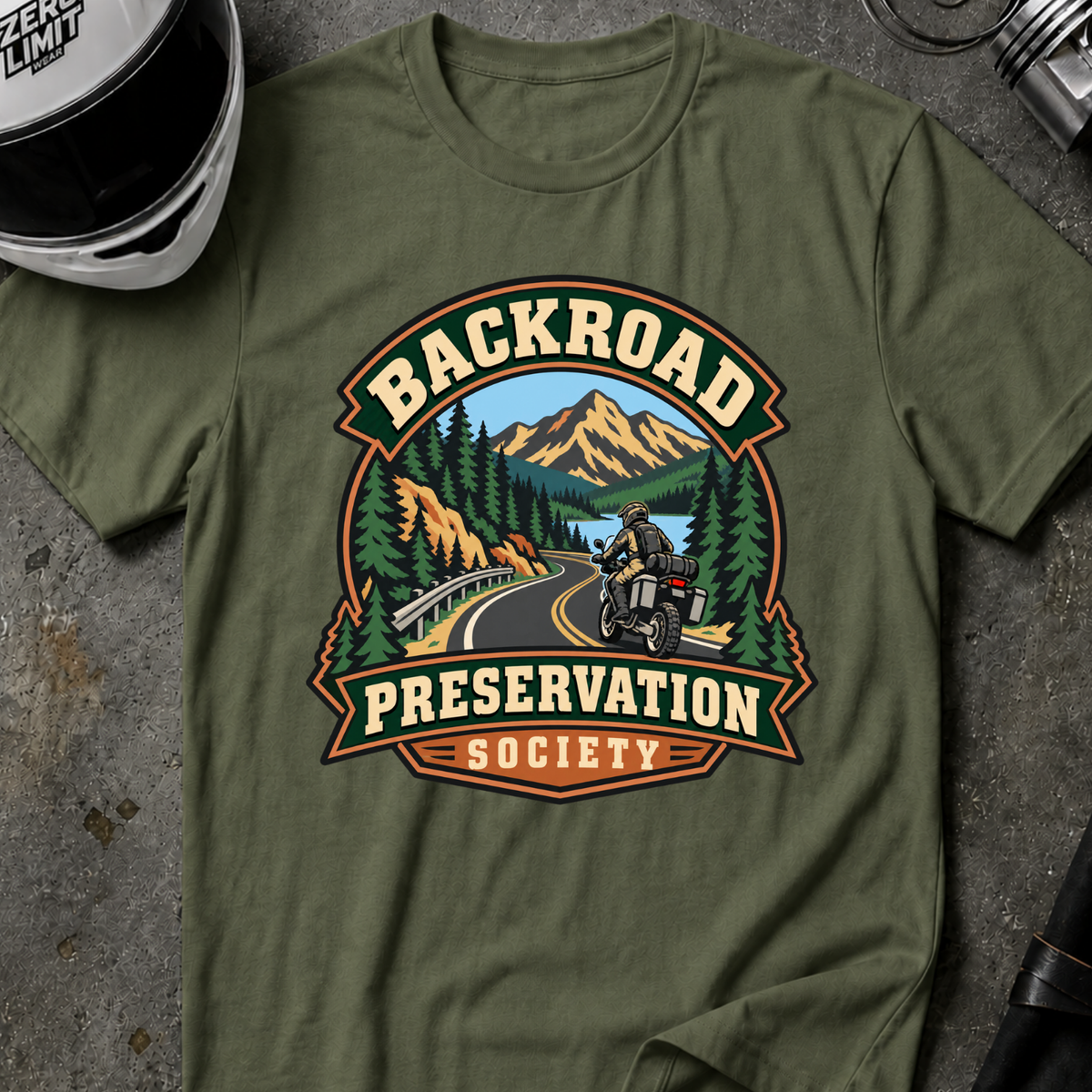 BACKROAD PRESERVATION SOCIETY T-SHIRT