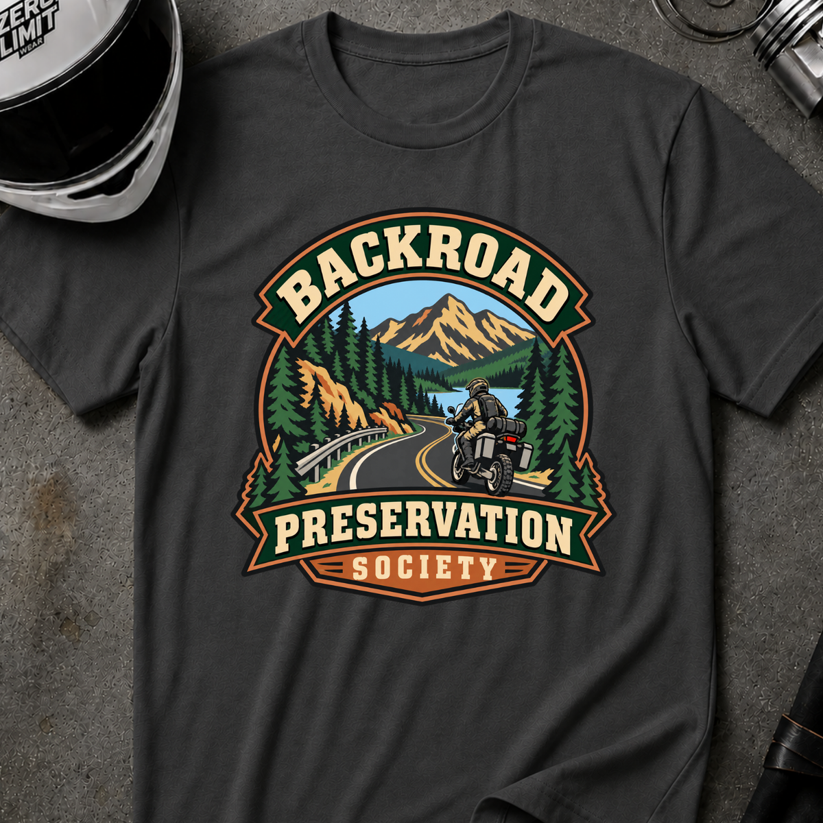 BACKROAD PRESERVATION SOCIETY T-SHIRT