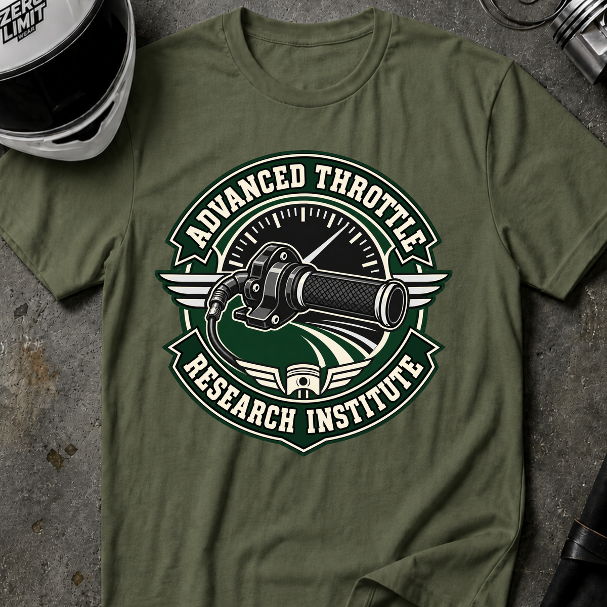 ADVANCED THROTTLE RESEARCH INSTITUTE T-SHIRT