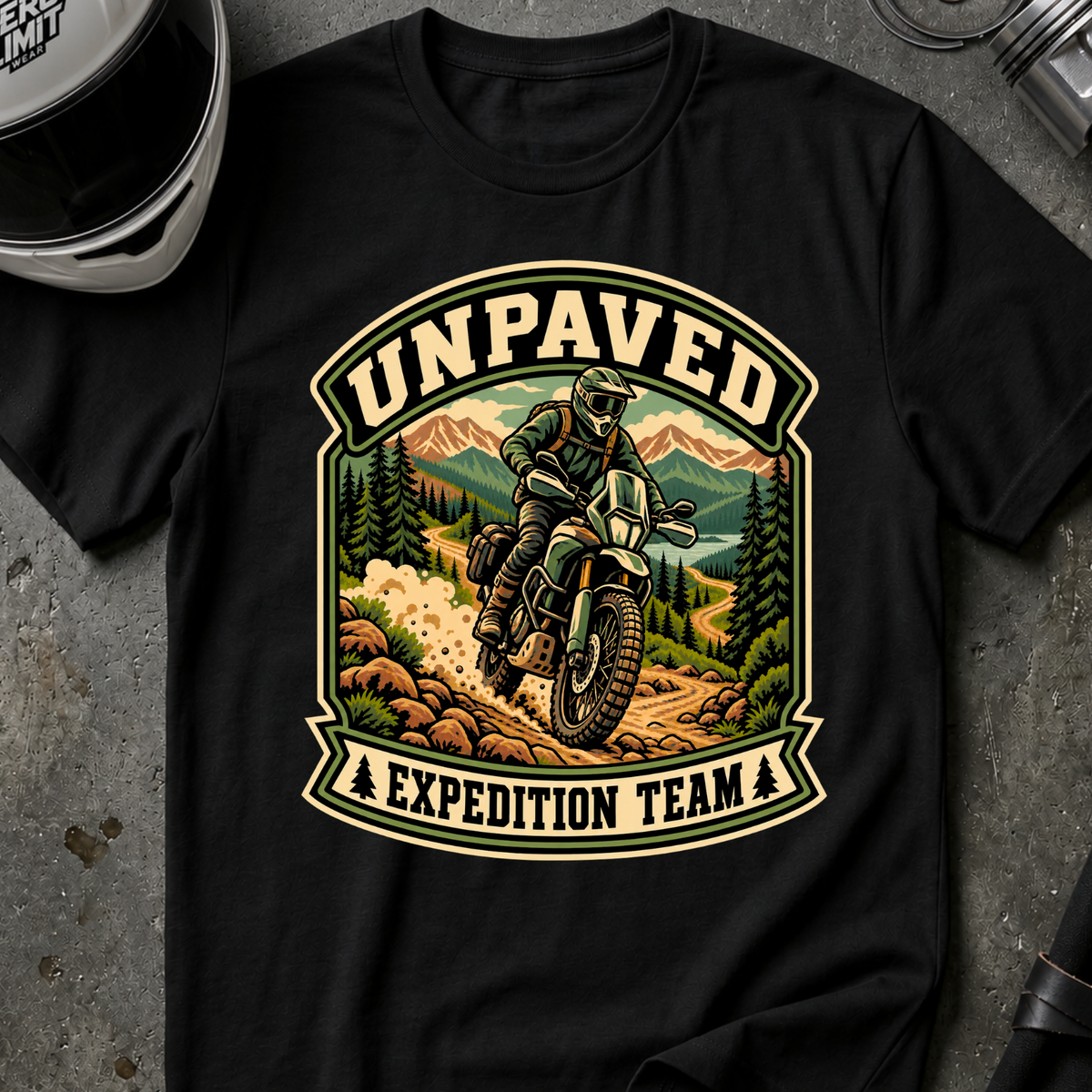 UNPAVED EXPEDITION TEAM T-SHIRT