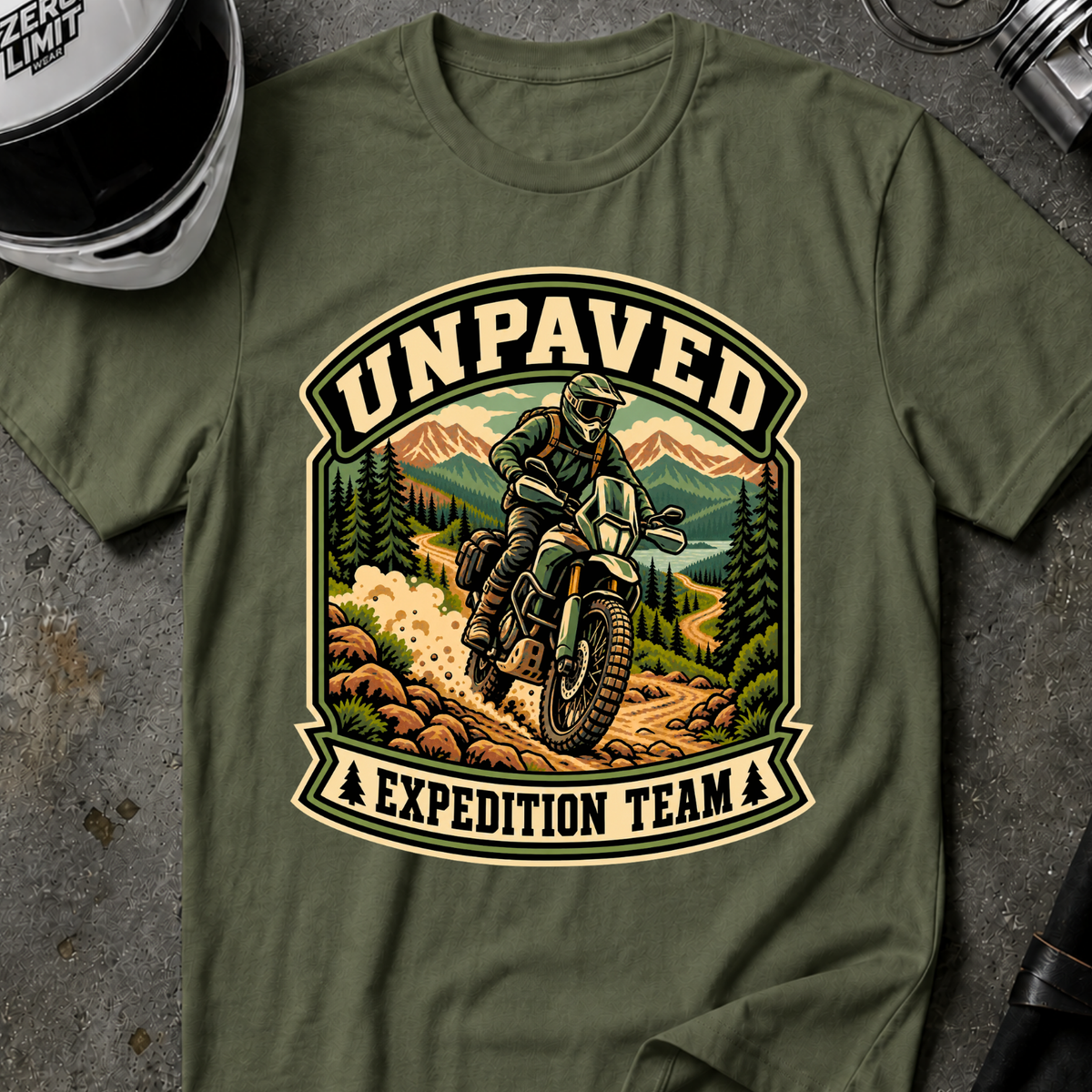 UNPAVED EXPEDITION TEAM T-SHIRT