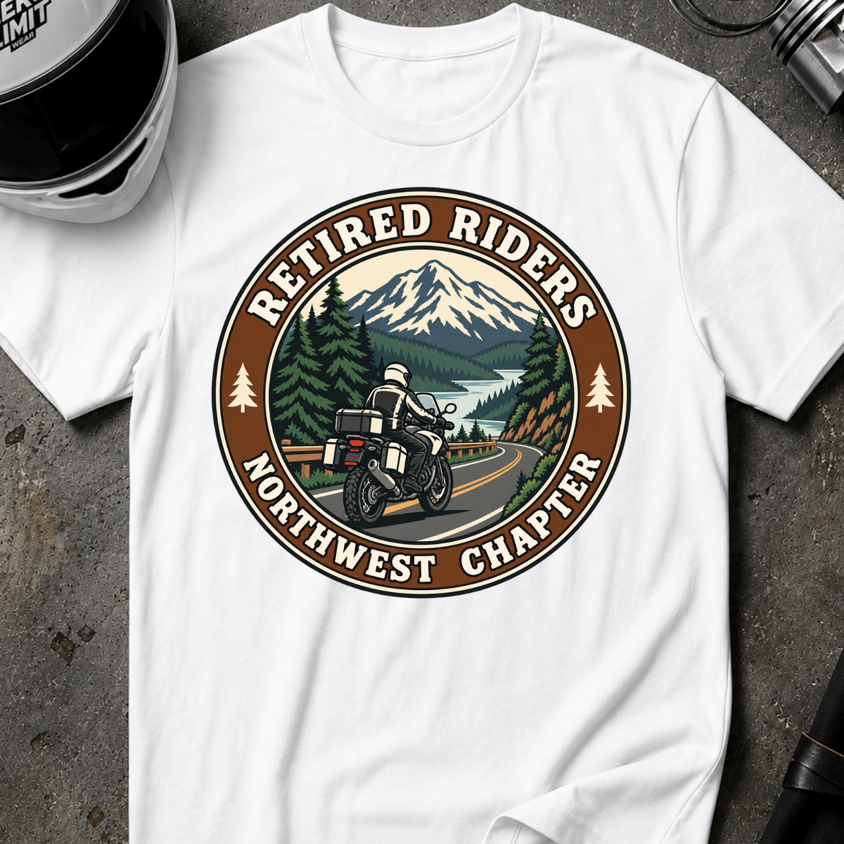 RETIRED RIDERS NW CHAPTER T-SHIRT