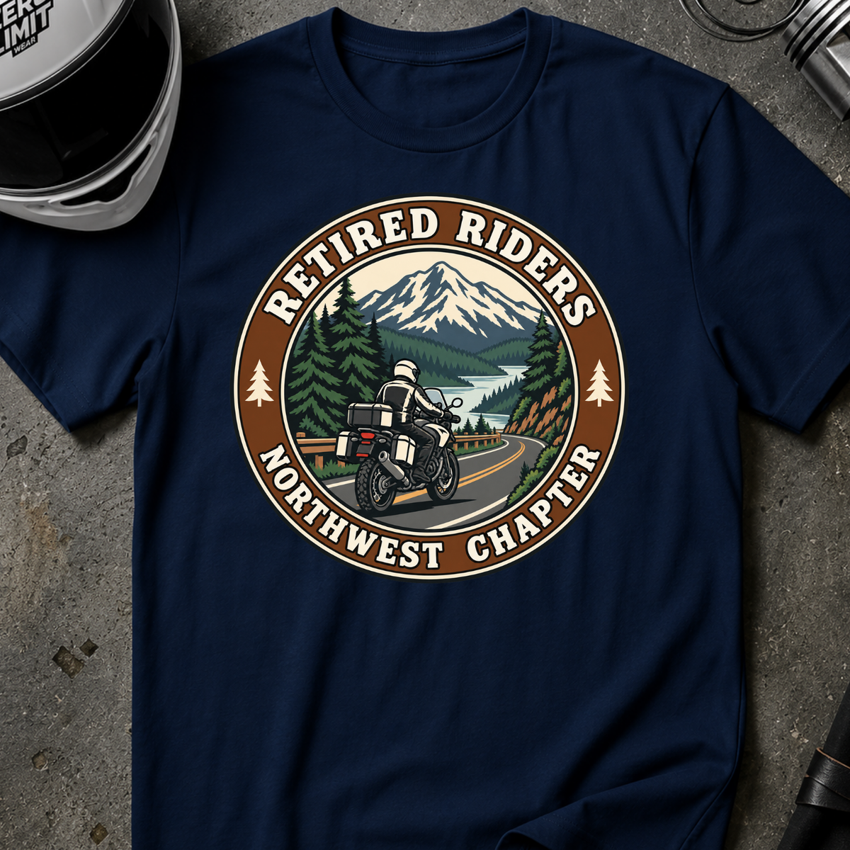 RETIRED RIDERS NW CHAPTER T-SHIRT
