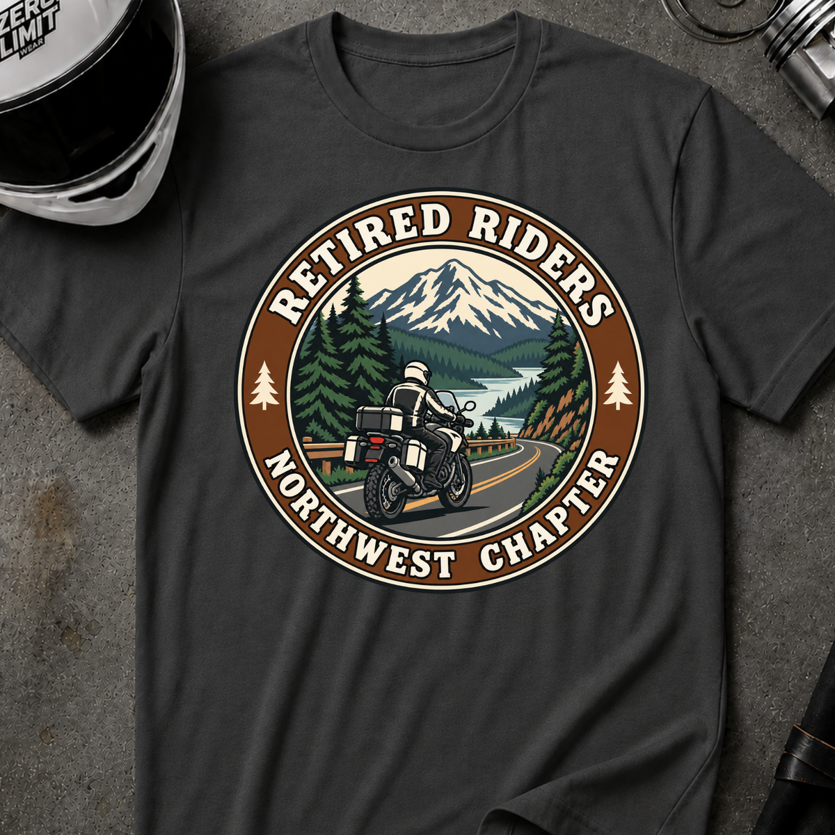 RETIRED RIDERS NW CHAPTER T-SHIRT