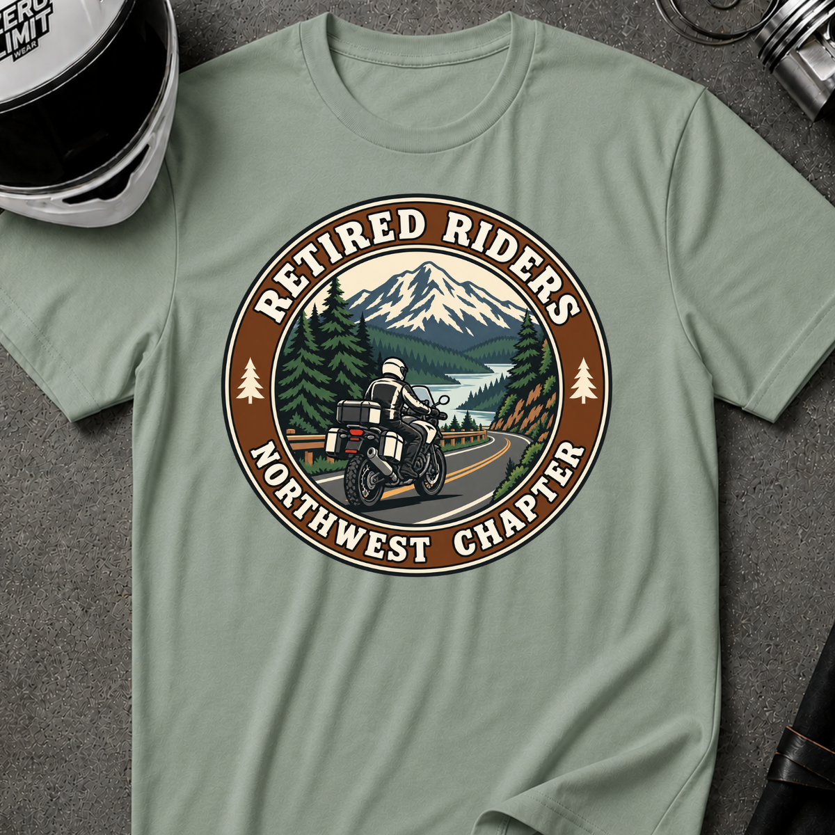 RETIRED RIDERS NW CHAPTER T-SHIRT
