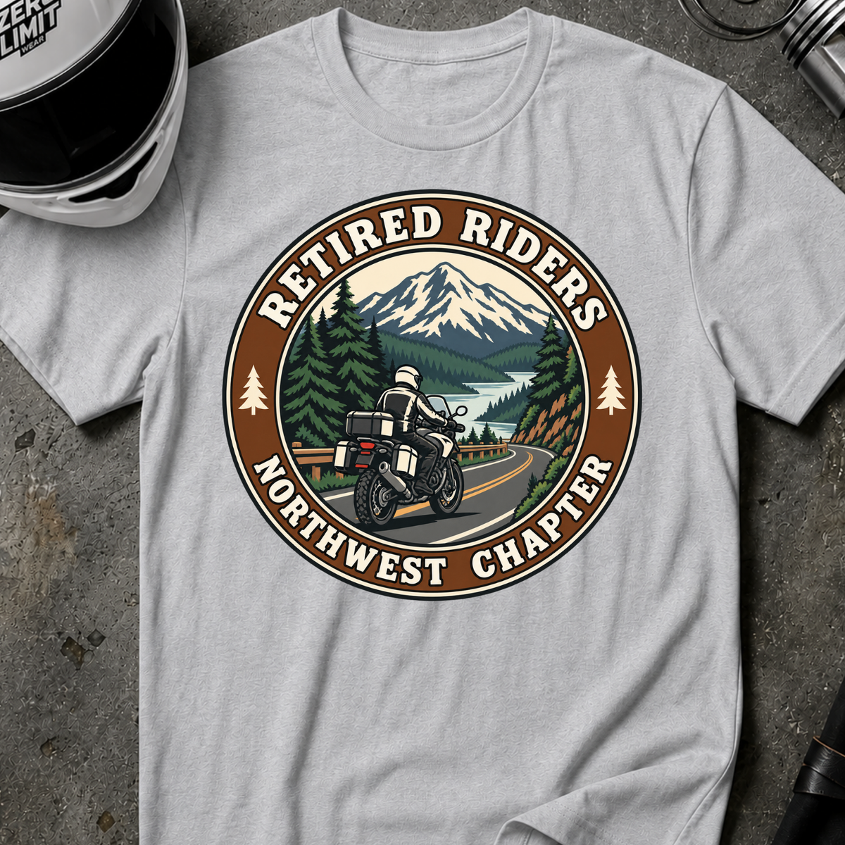 RETIRED RIDERS NW CHAPTER T-SHIRT