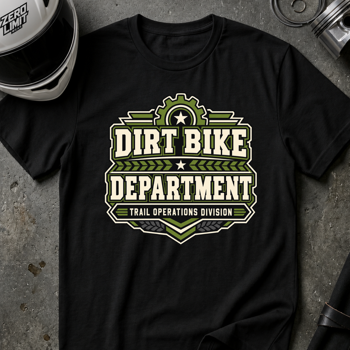DIRT BIKE DEPARTMENT T-SHIRT