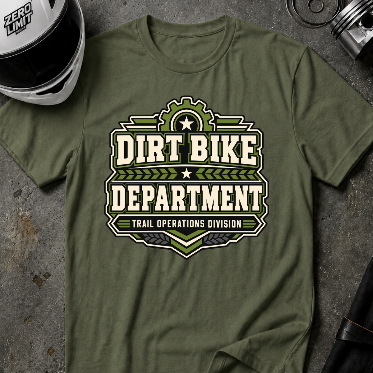 DIRT BIKE DEPARTMENT T-SHIRT