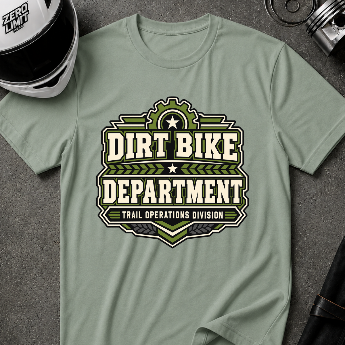 DIRT BIKE DEPARTMENT T-SHIRT