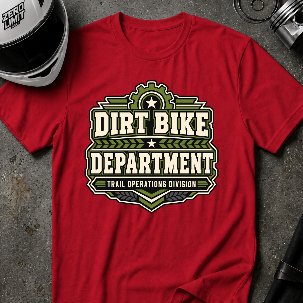 DIRT BIKE DEPARTMENT T-SHIRT