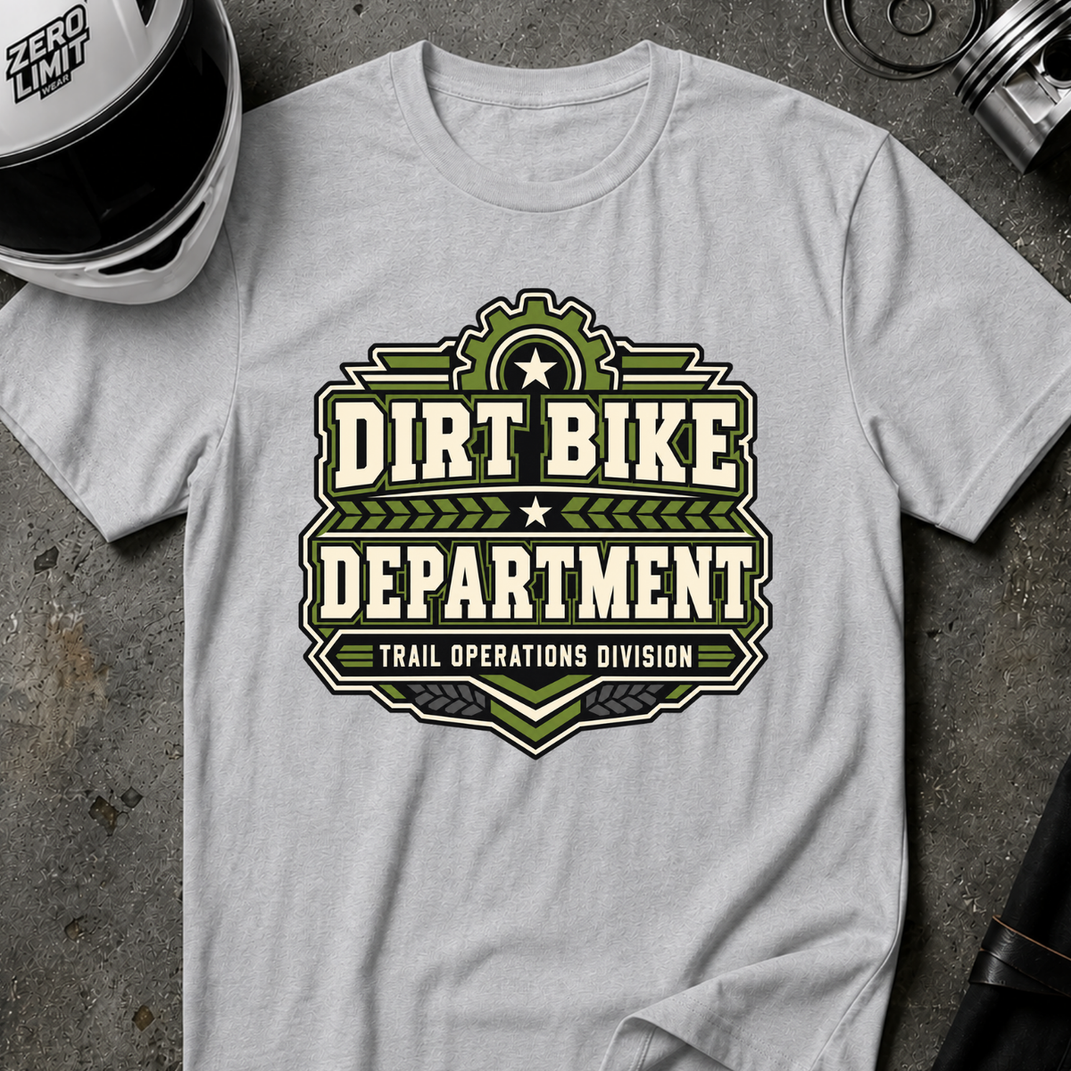 DIRT BIKE DEPARTMENT T-SHIRT