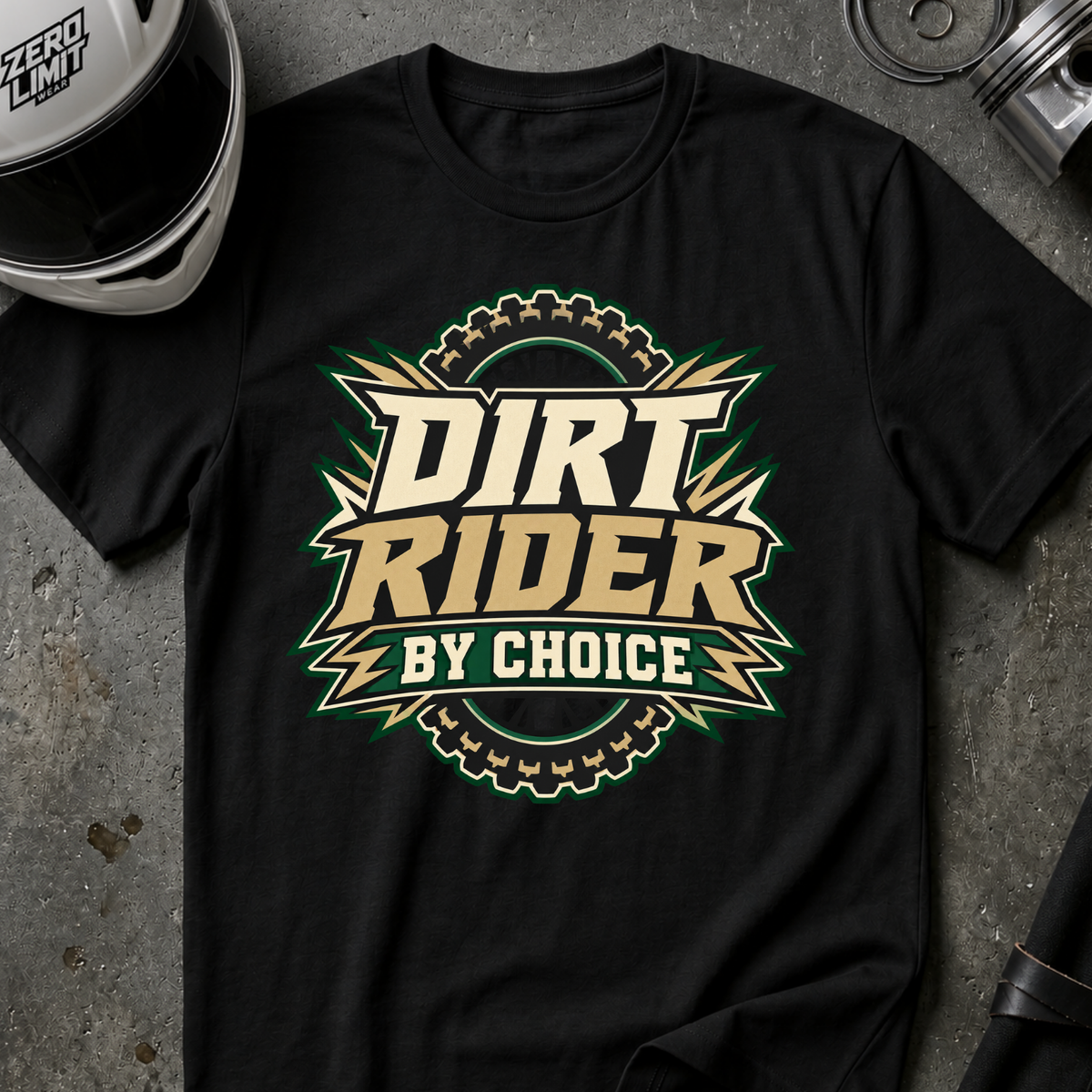 DIRT RIDER BY CHOICE T-SHIRT