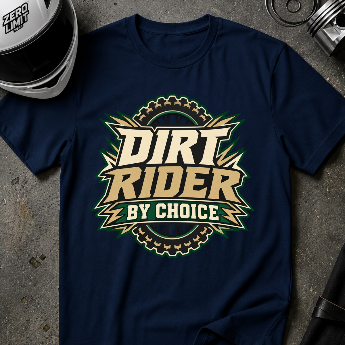 DIRT RIDER BY CHOICE T-SHIRT