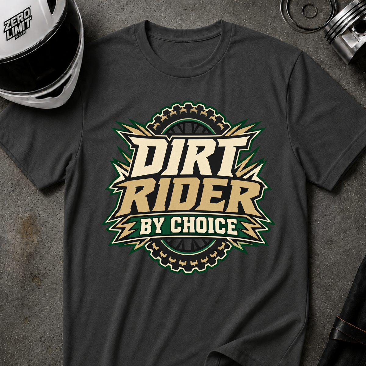 DIRT RIDER BY CHOICE T-SHIRT
