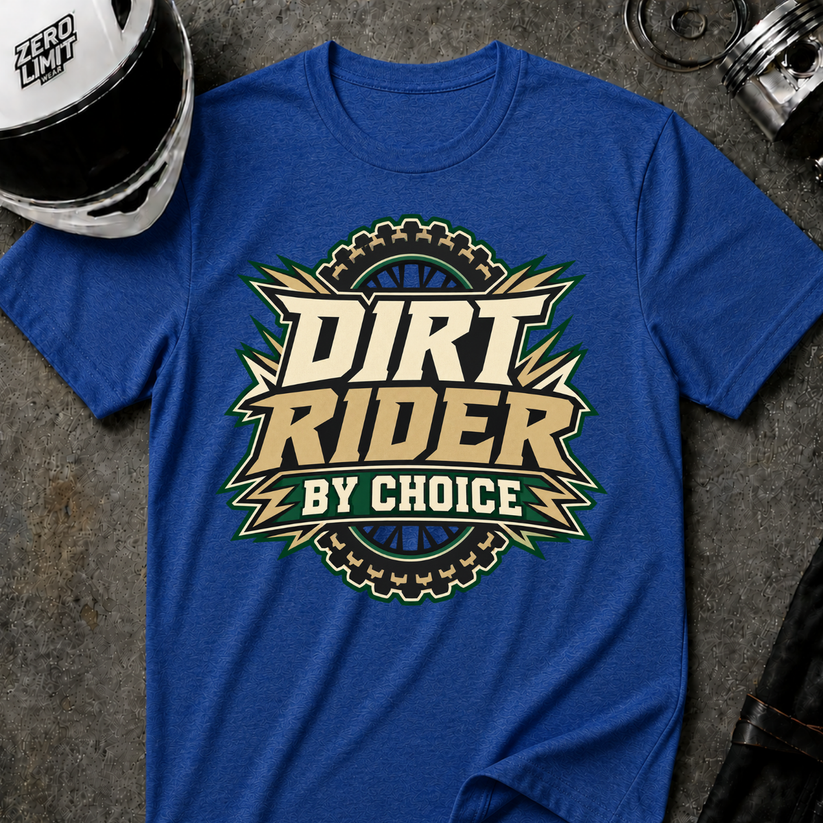 DIRT RIDER BY CHOICE T-SHIRT